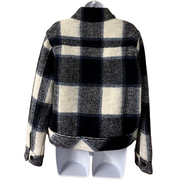 New! Charlie B Women’s Sz Petite Small Long Sleeve Crop Jacket Adjustable Cuffs - Picture 9 of 13